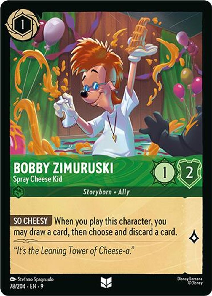 Bobby Zimuruski - Spray Cheese Kid (78/204) - Fabled Cold Foil