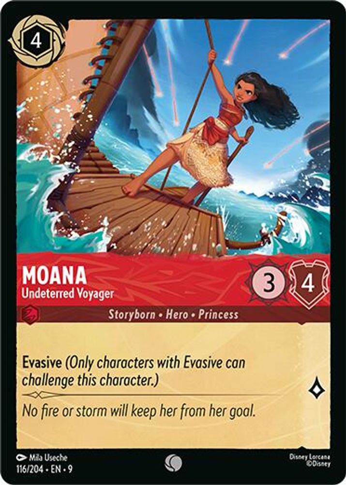 Moana - Undeterred Voyager (116/204) - Fabled