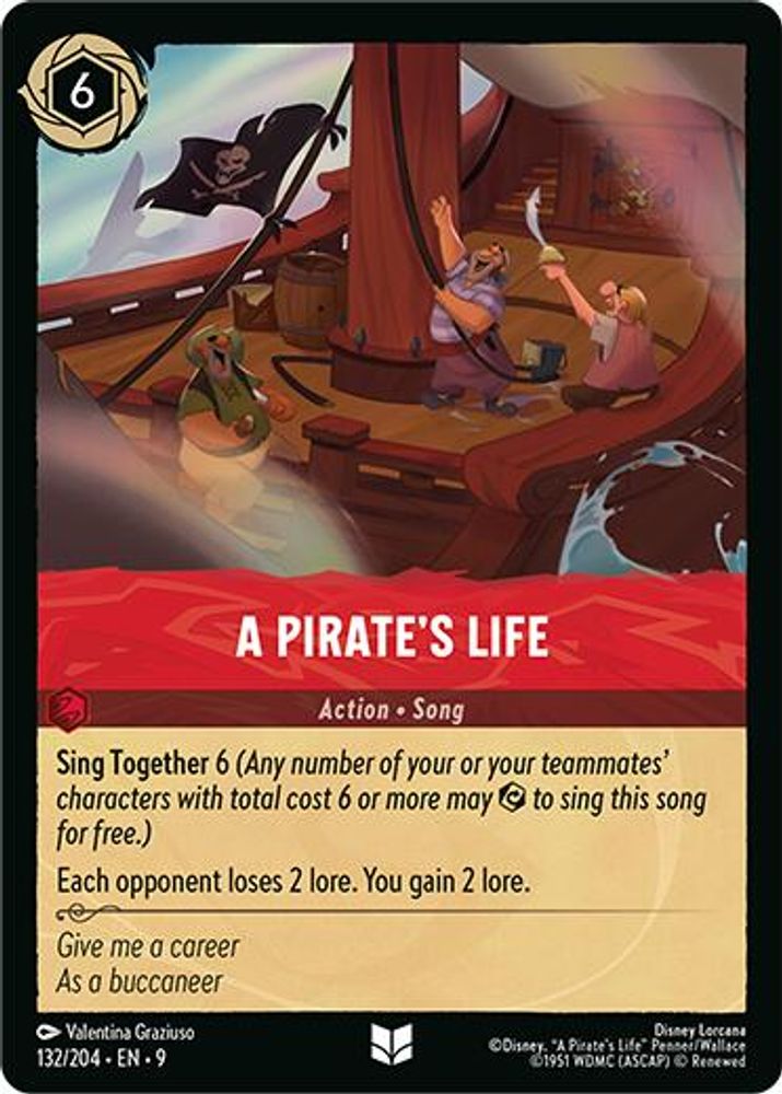 A Pirate's Life (132/204) - Fabled Cold Foil