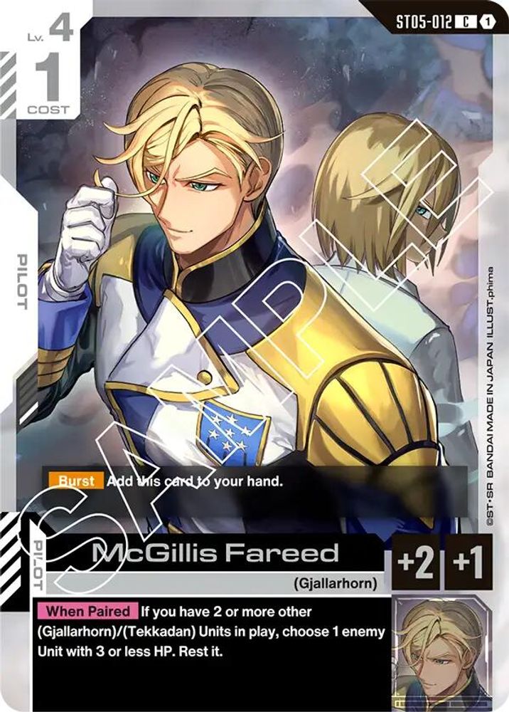 McGillis Fareed (ST05-012) -