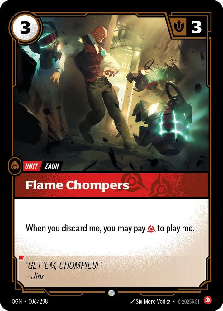 Flame Chompers (006/298) - Origins