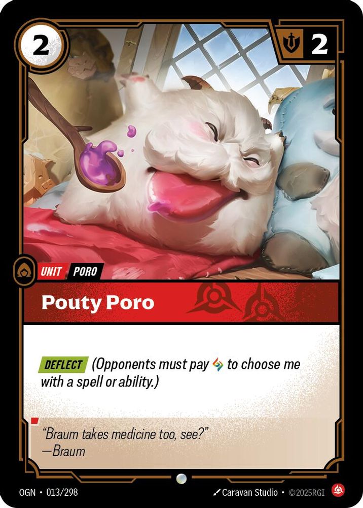 Pouty Poro (013/298) - Origins Foil