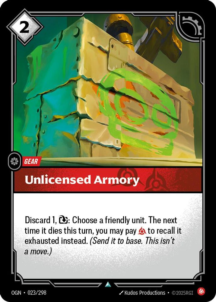 Unlicensed Armory (023/298) - Origins