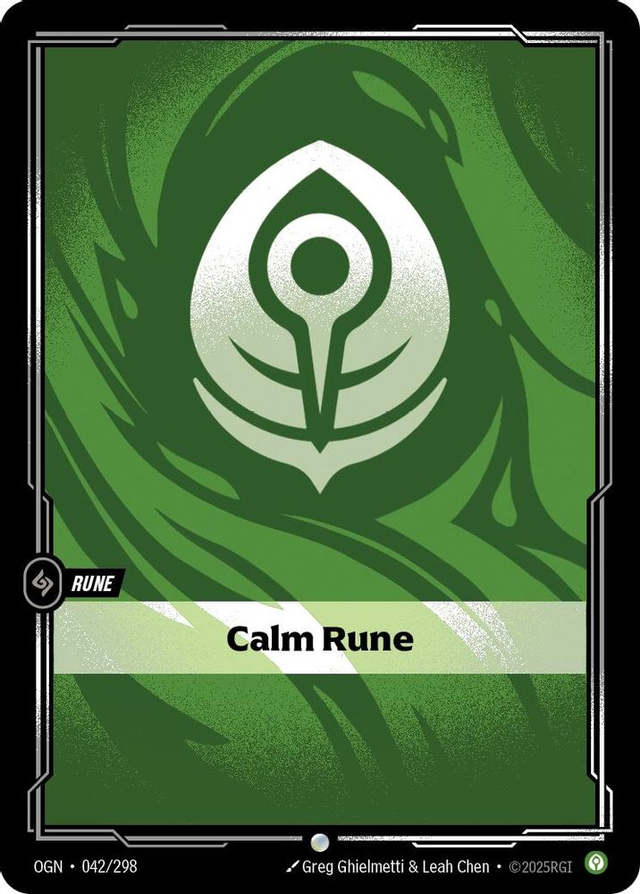 Calm Rune (042/298) - Origins Foil
