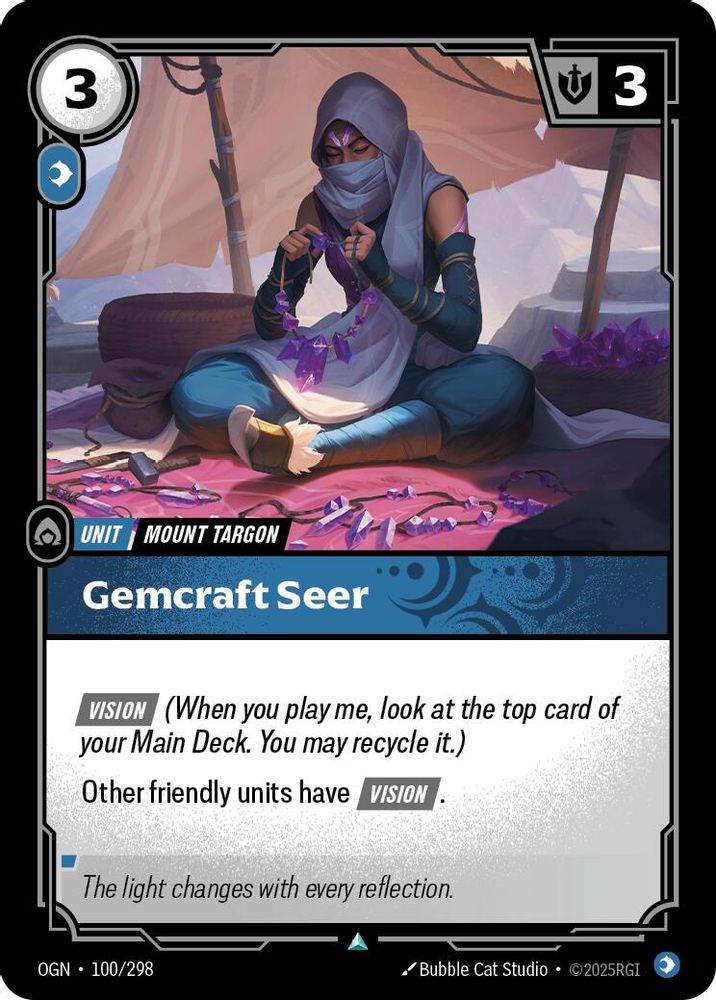 Gemcraft Seer (100/298) - Origins Foil