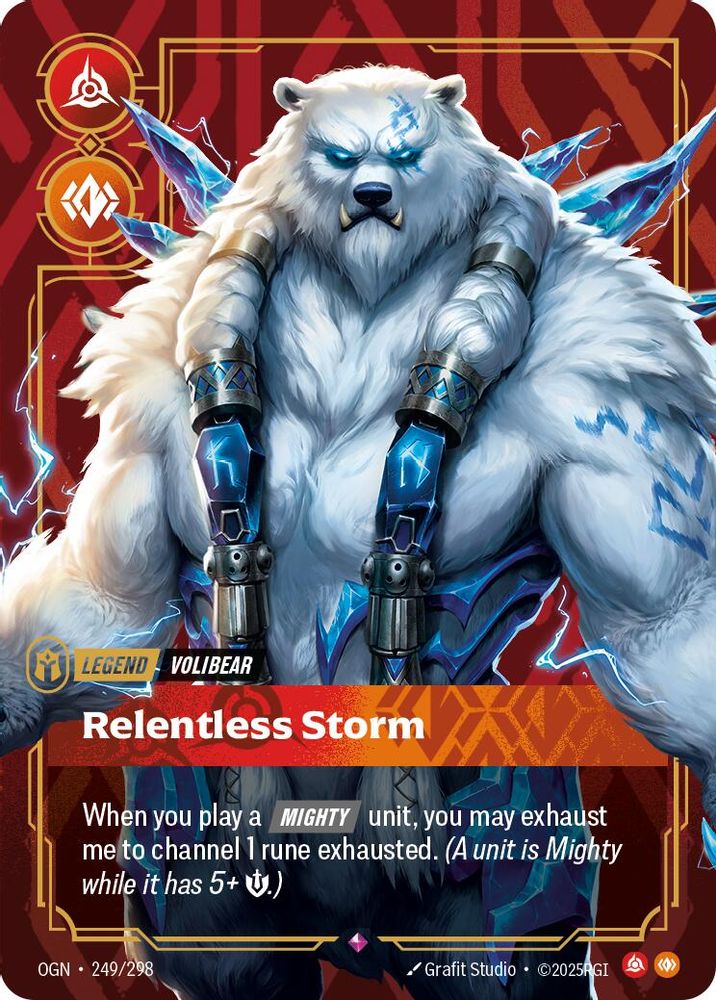Volibear - Relentless Storm (249/298) - Origins Foil