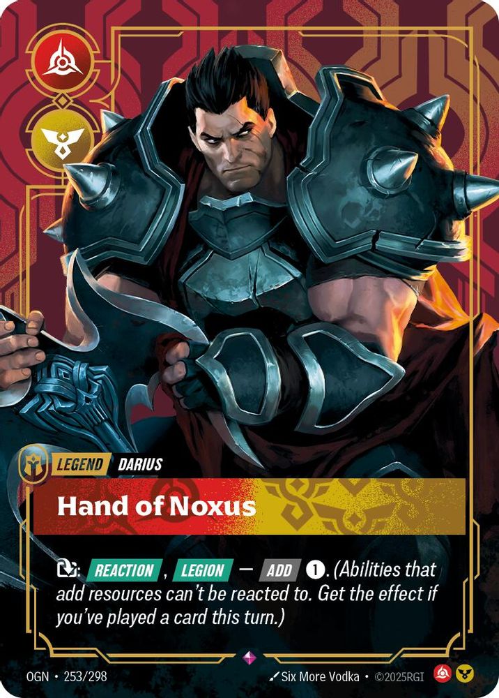 Darius - Hand of Noxus (253/298) - Origins Foil