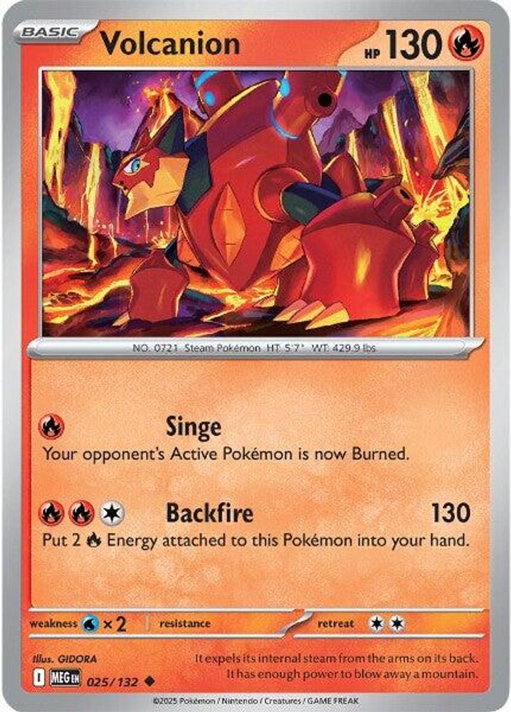 Volcanion (025) - Uncommon