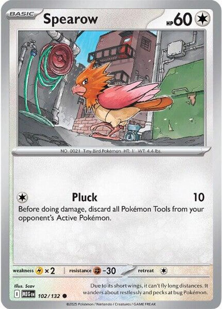 Spearow (102/132) - Common