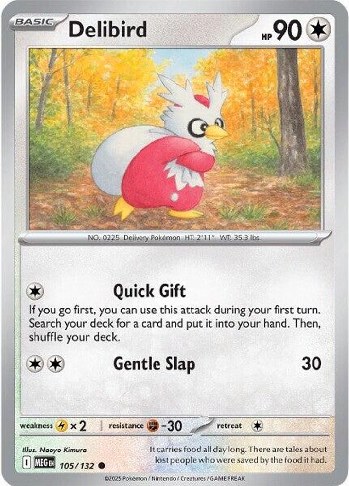 Delibird (105/132) - Common