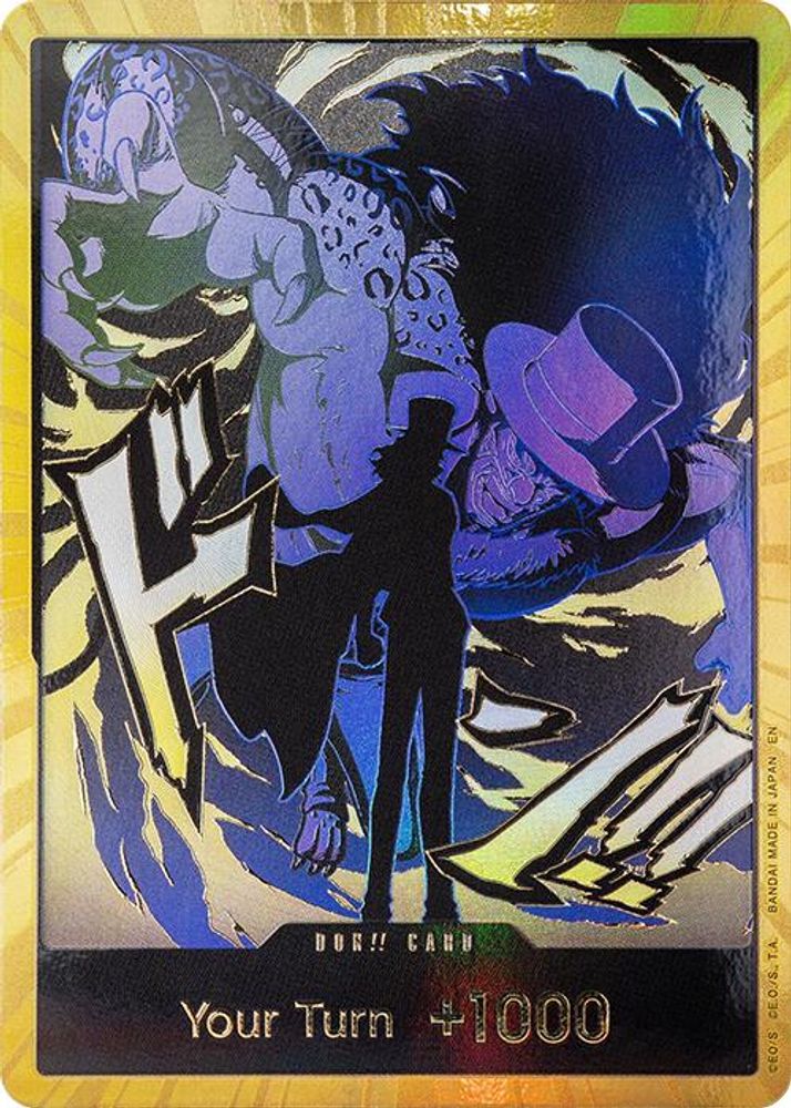DON!! Card (Rob Lucci) (Gold) - Premium Booster -The Best- Vol. 2 Foil