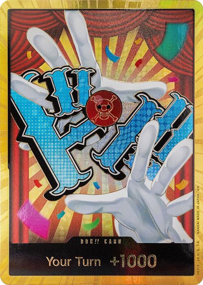 DON!! Card (Buggy) (Gold) - Premium Booster -The Best- Vol. 2 Foil