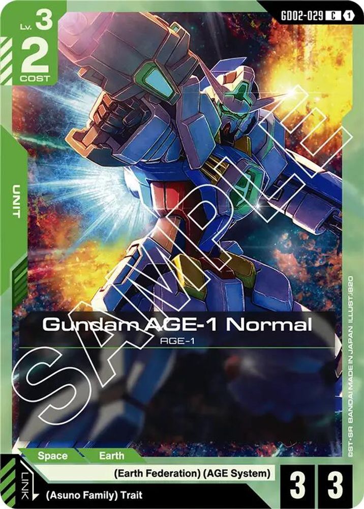 Gundam AGE-1 Normal (GD02-029) (GD02-029) -