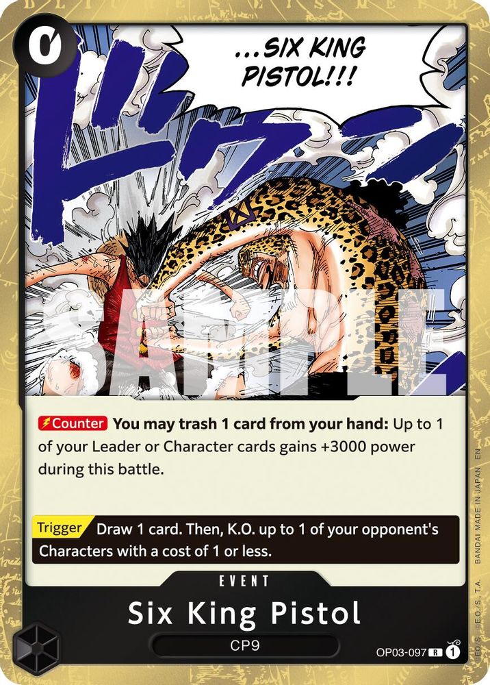 Six King Pistol (Reprint) (OP03-097) - Premium Booster -The Best- Vol. 2 Foil