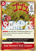 Bad Manners Kick Course (Reprint) (OP04-016) - Premium Booster -The Best- Vol. 2 Foil