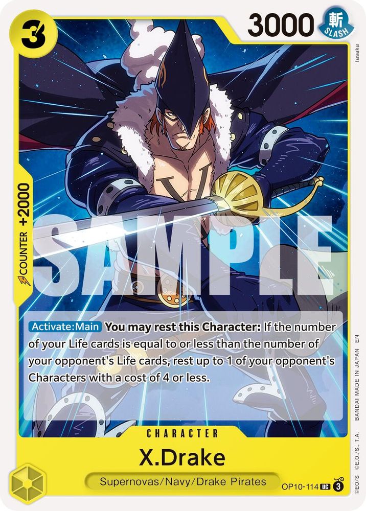 X.Drake (Reprint) (OP10-114) - Premium Booster -The Best- Vol. 2
