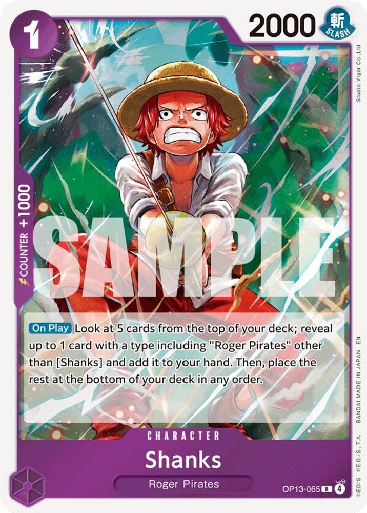 Shanks (065) (OP13-065) - Carrying On His Will Foil