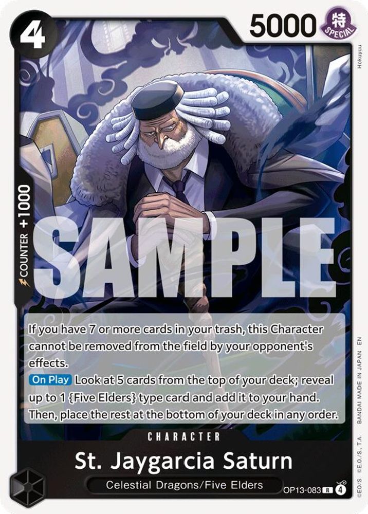 St. Jaygarcia Saturn (OP13-083) - Carrying On His Will Foil