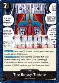 The Empty Throne (OP13-099) - Carrying On His Will
