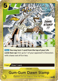 Gum-Gum Dawn Stamp (OP13-117) - Carrying On His Will Foil