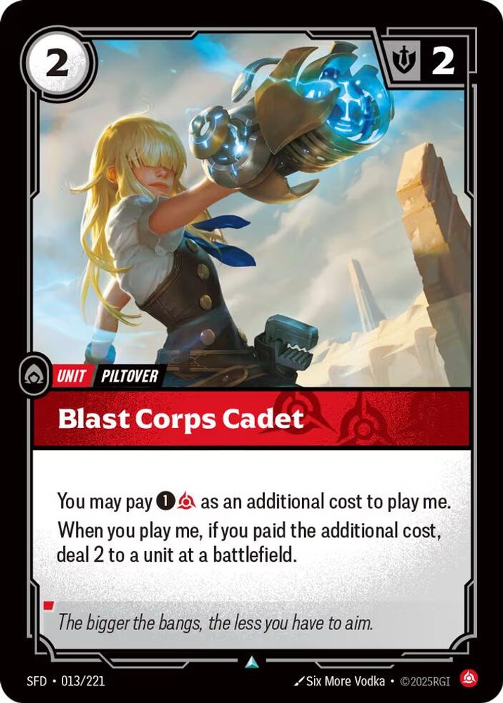 Blast Corps Cadet (013/221) - Spiritforged