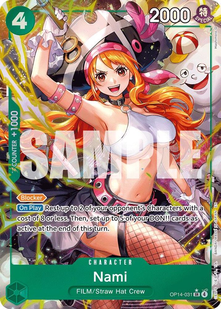 Nami (Alternate Art) (OP14-031) - The Azure Sea's Seven Foil