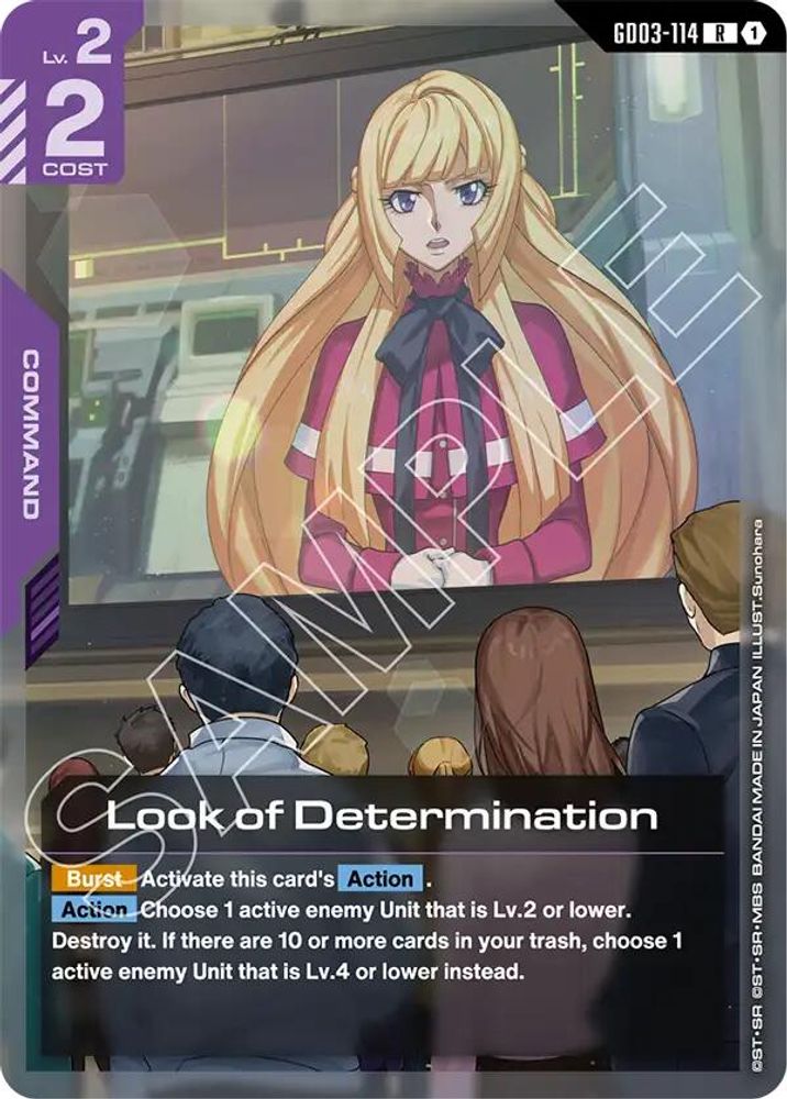 Look of Determination (GD03-114) -  Holofoil