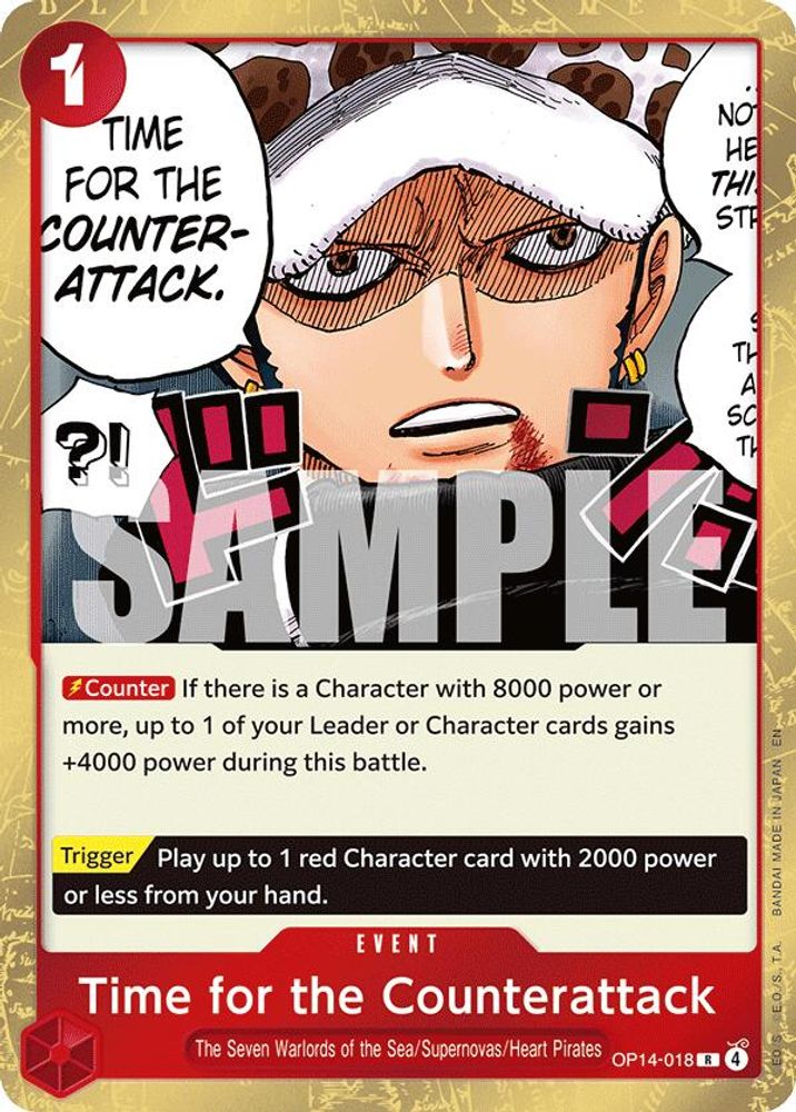 Time for the Counterattack (OP14-018) - The Azure Sea's Seven Foil