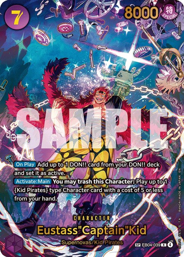 Eustass"Captain"Kid - EB04-039 (SP) (EB04-039) - The Azure Sea's Seven Foil