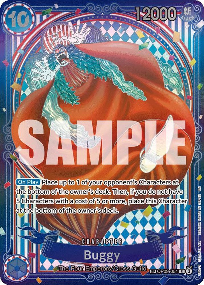 Buggy - OP09-051 (SP) (OP09-051) - The Azure Sea's Seven Foil