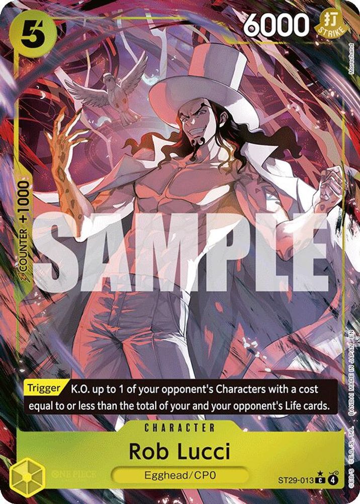 Rob Lucci (Full Art) (ST29-013) - Starter Deck 29: Egghead Foil