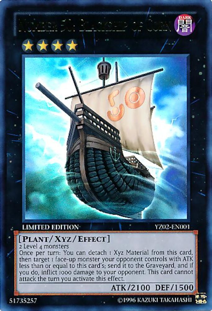 Number 50: Blackship of Corn (YZ02-EN001) Ultra Rare  Limited