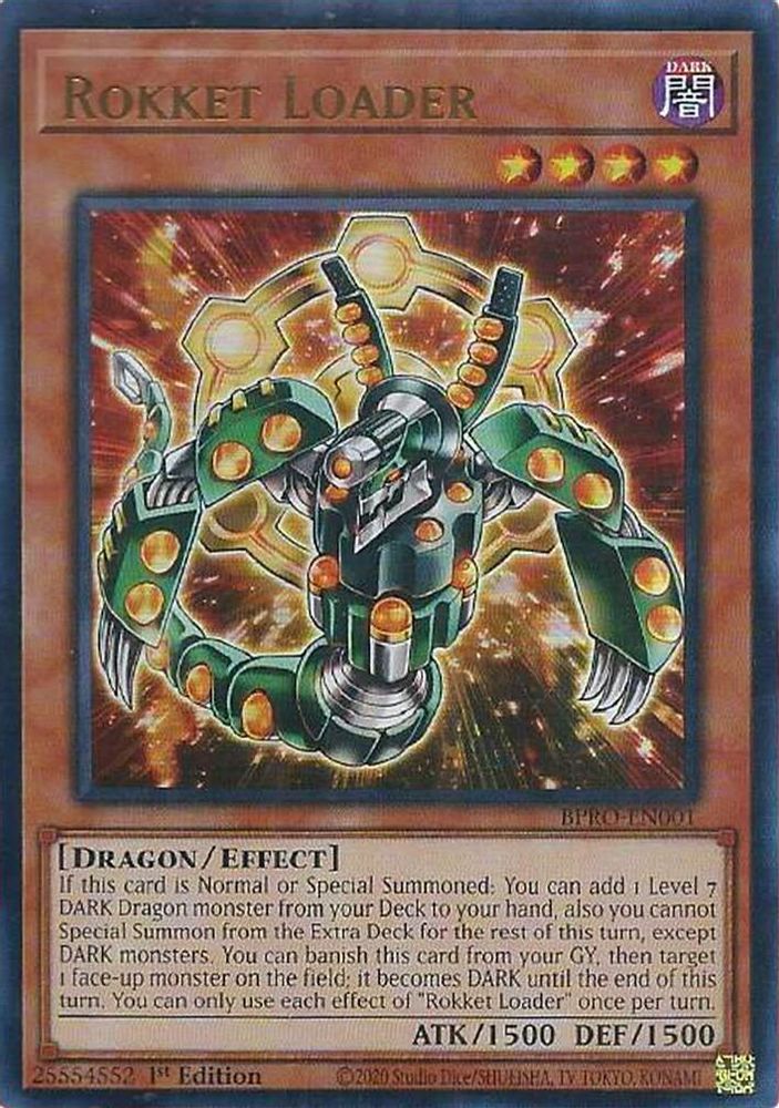 Rokket Loader - BPRO-EN001 Ultra Rare 1st Edition