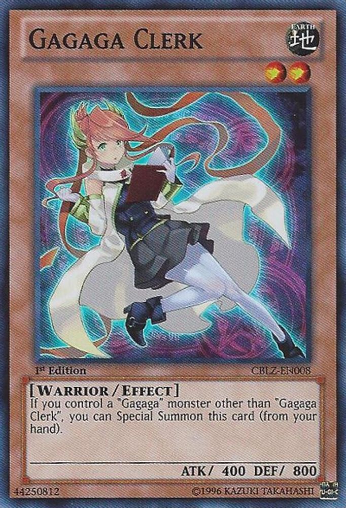 Gagaga Clerk (CBLZ-EN008) Super Rare  Unlimited