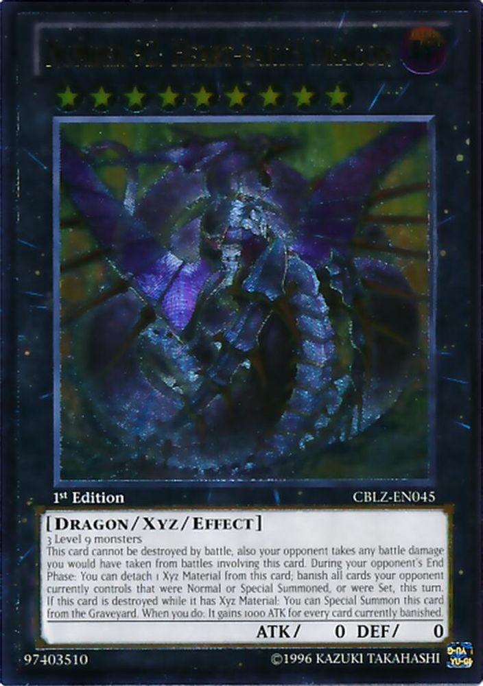 Number 92: Heart-eartH Dragon (UTR) (CBLZ-EN045) Ultimate Rare  1st Edition