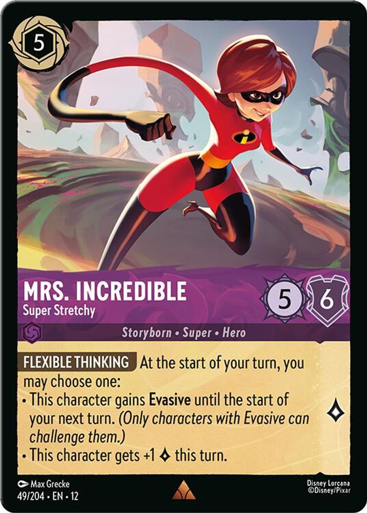 Mrs. Incredible - Super Stretchy (49/204) - Wilds Unknown Cold Foil