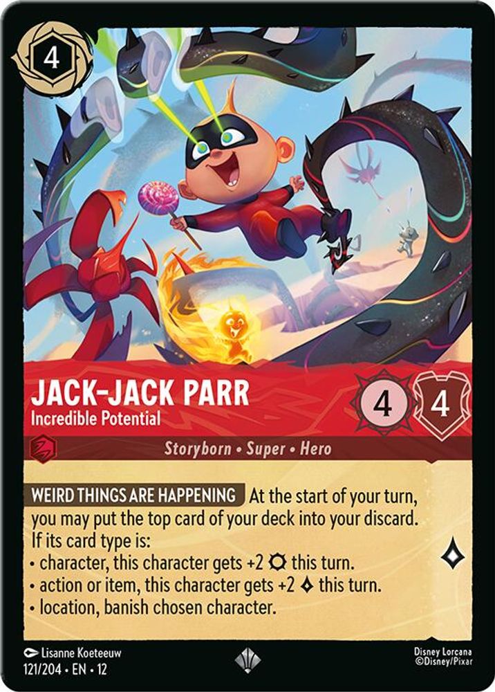 Jack-Jack Parr - Incredible Potential (121/204) - Wilds Unknown