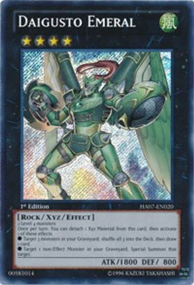 Daigusto Emeral (HA07-EN020) Secret Rare  Unlimited