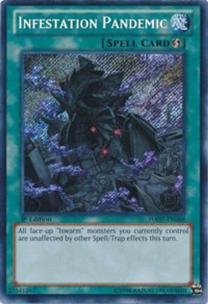 Infestation Pandemic (HA07-EN068) Secret Rare  1st Edition