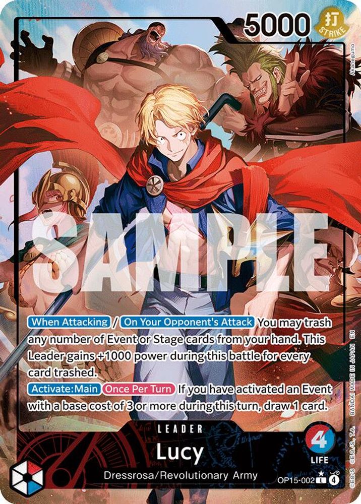 Lucy (Alternate Art) (OP15-002) - Adventure on Kami's Island Foil