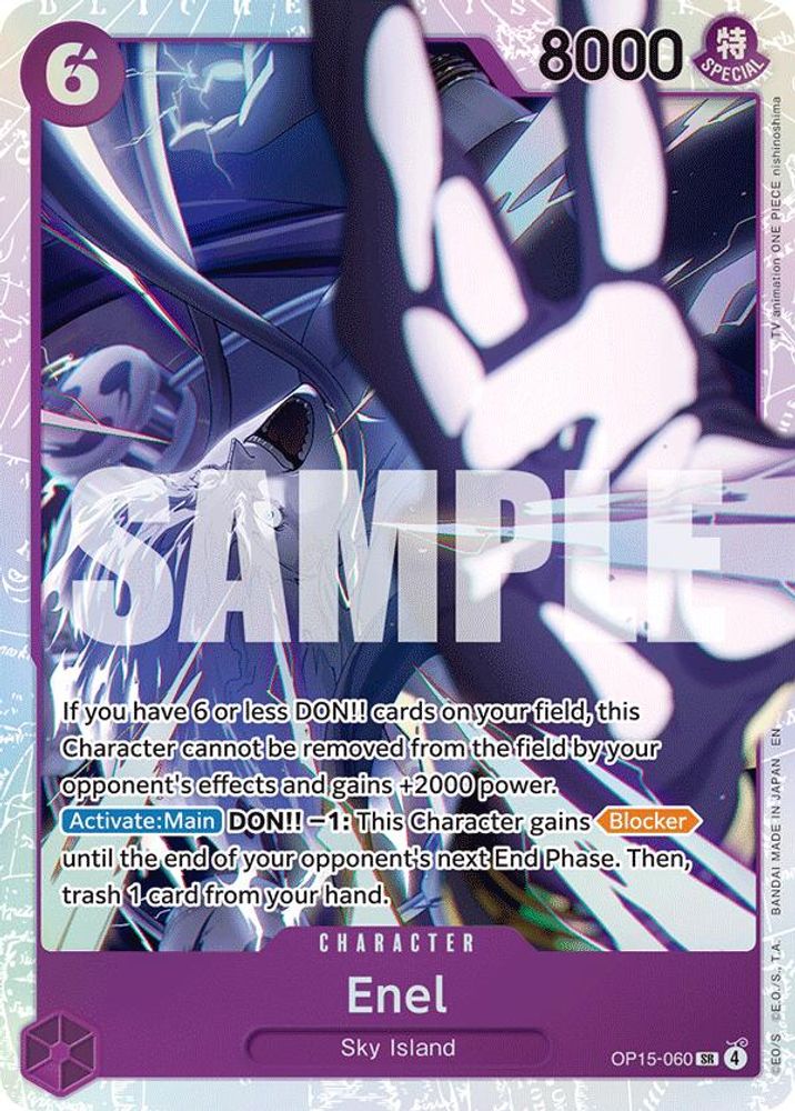Enel (OP15-060) (OP15-060) - Adventure on Kami's Island Foil