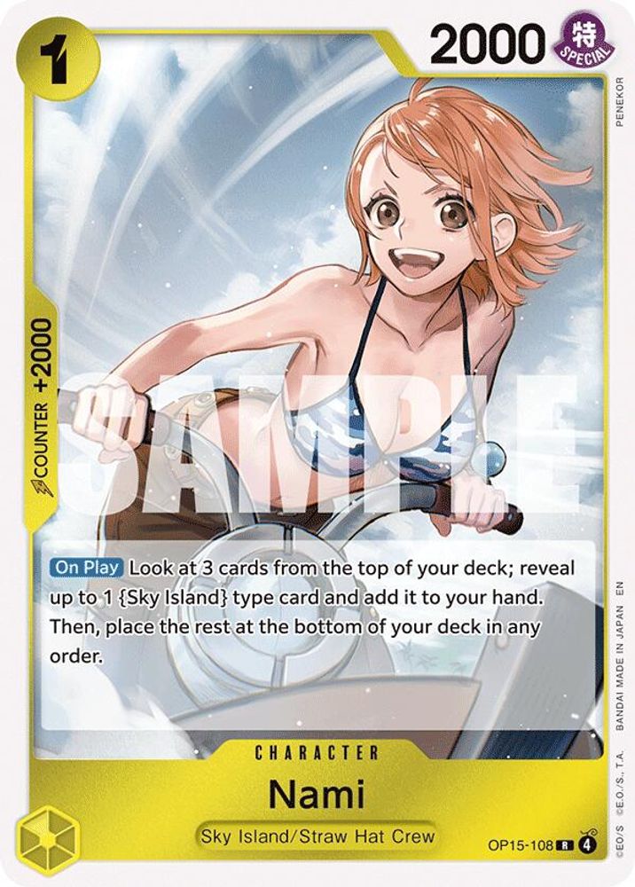 Nami (OP15-108) (OP15-108) - Adventure on Kami's Island Foil
