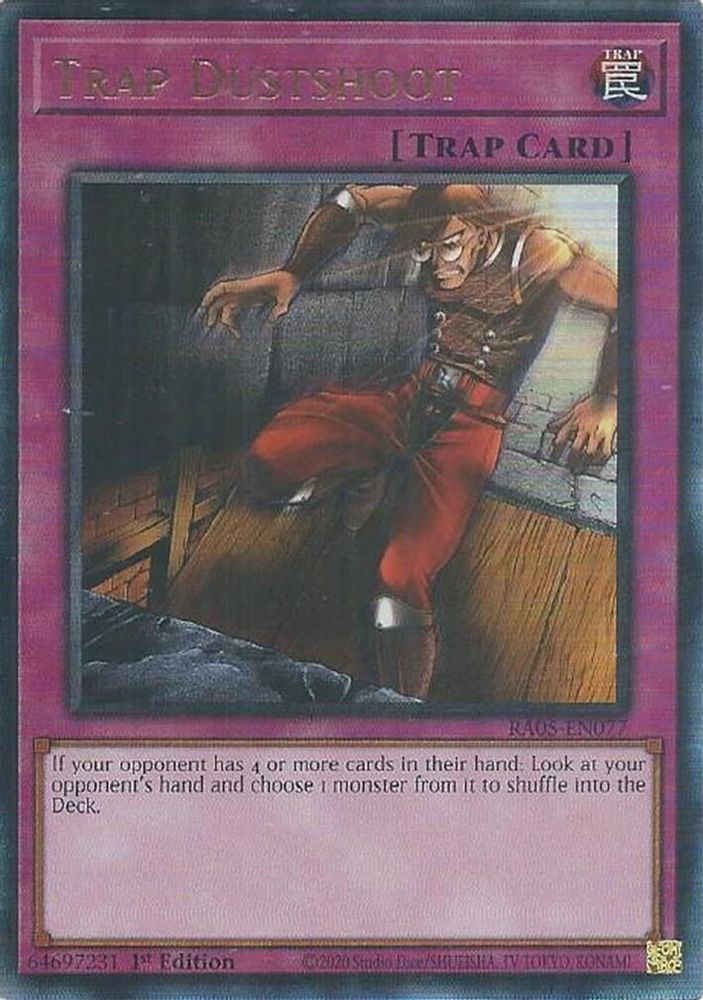 Trap Dustshoot (Ultimate Rare) - RA05-EN077 Ultimate Rare 1st Edition