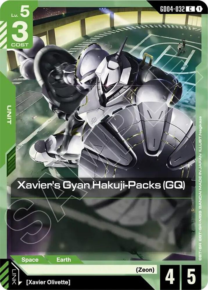 Xavier's Gyan Hakuji-Packs (GQ) (GD04-032) -