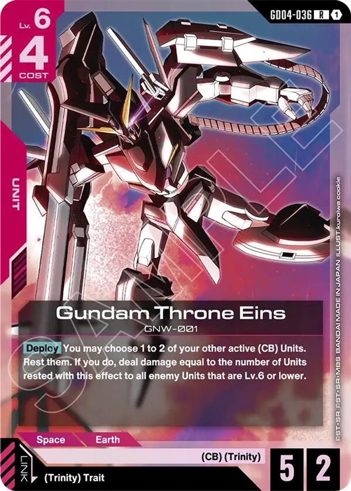 Gundam Throne Eins (GD04-036) -  Holofoil