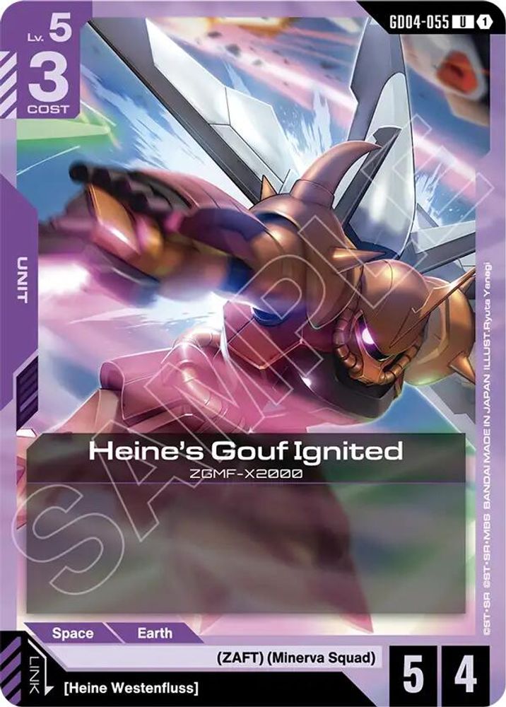 Heine's Gouf Ignited (GD04-055) -