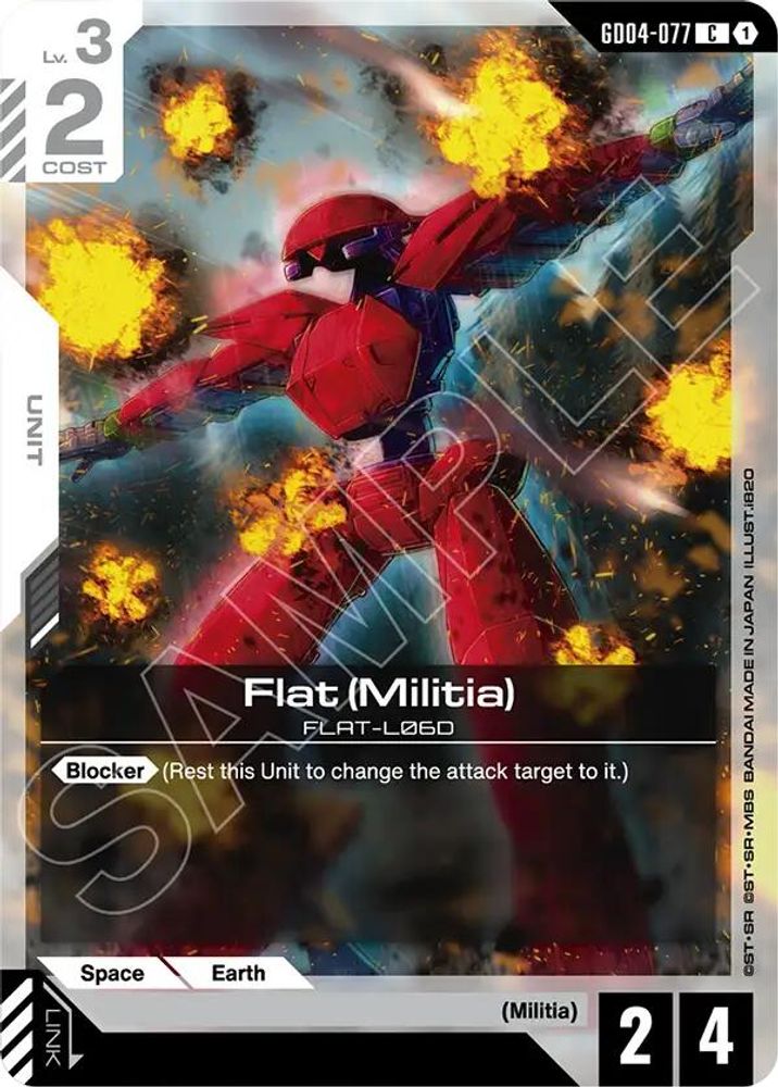 Flat (Militia) (GD04-077) -