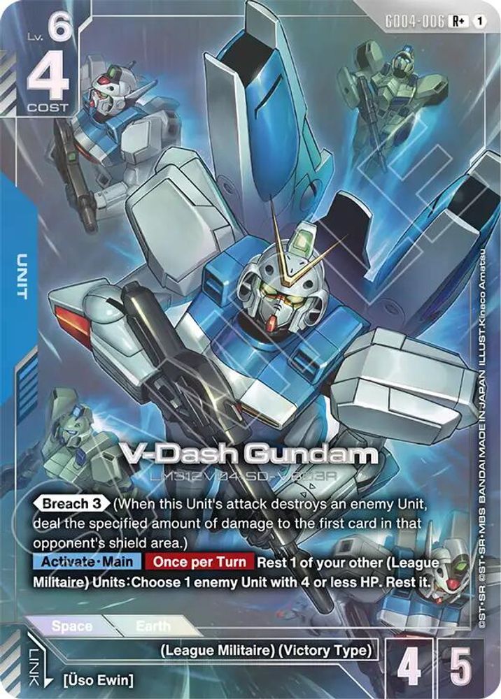 V-Dash Gundam (R+) (GD04-006) -  Holofoil
