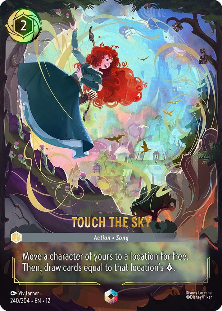 Touch the Sky (Enchanted) (240/204) - Wilds Unknown Holofoil