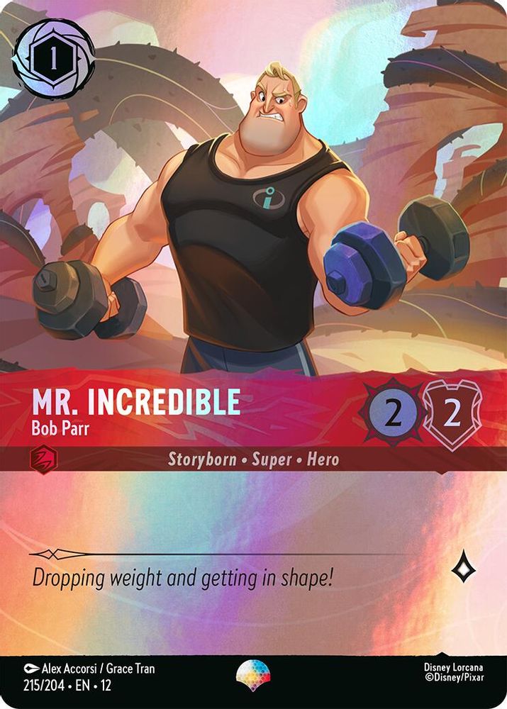 Mr. Incredible - Bob Parr (Epic) (215/204) - Wilds Unknown Holofoil